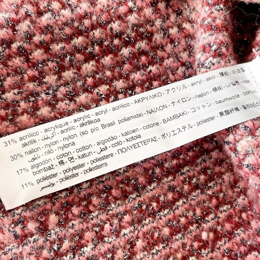 Zara Tweed Patchwork Belted Jacket - Picture 14 of 15
